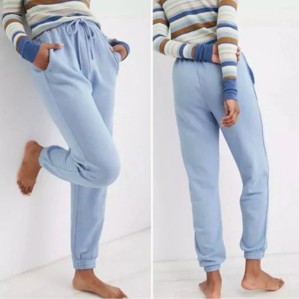 Aerie Blue Jogger Track Pants